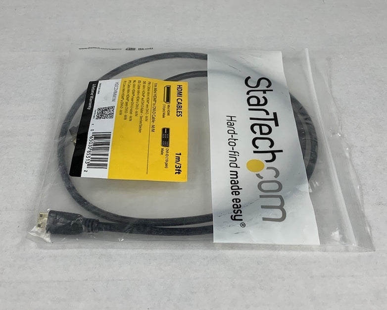 Startech HDMIACMM1 1m/3ft HDMI to Mini HDMI Cable (Lot of 2)