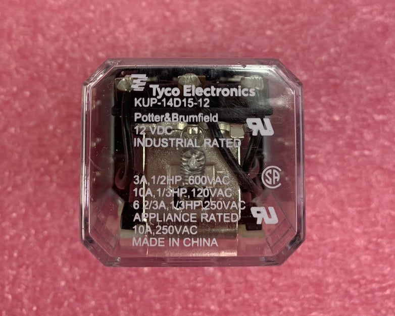 Tyco Electronics KUP-14D15-12 Relay (Lot of 2)