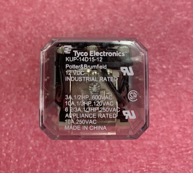 Tyco Electronics KUP-14D15-12 Relay (Lot of 2)
