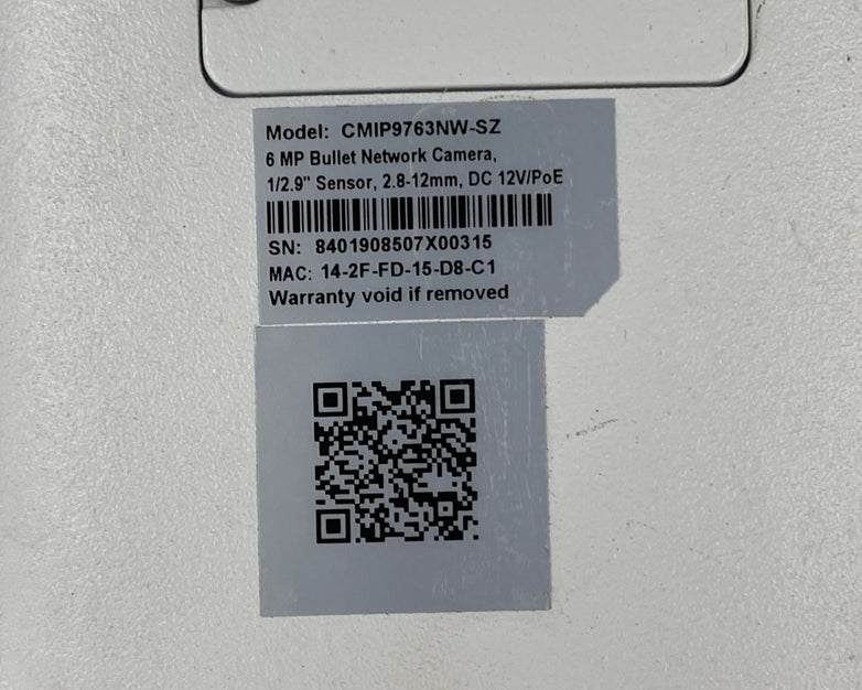 LTS CMIP9763NW-SZ 6MP Bullet Network Camera Tested