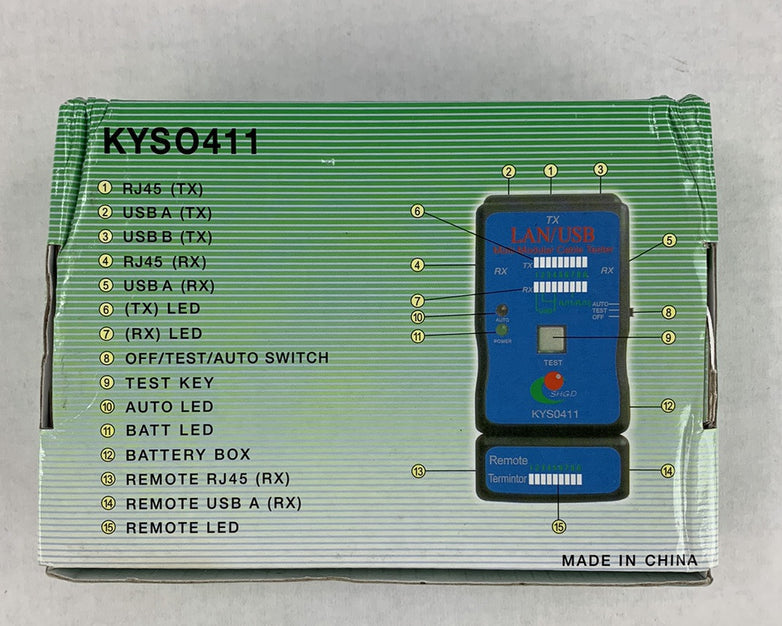 SHWD KYSO411 Cable Tester