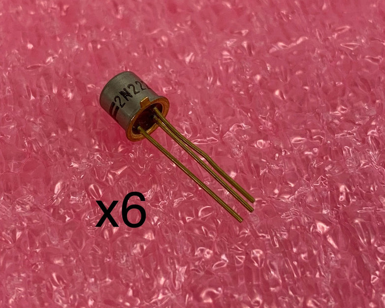 Fairchild 2N2221A Bipolar Transistor (Lot of 6)