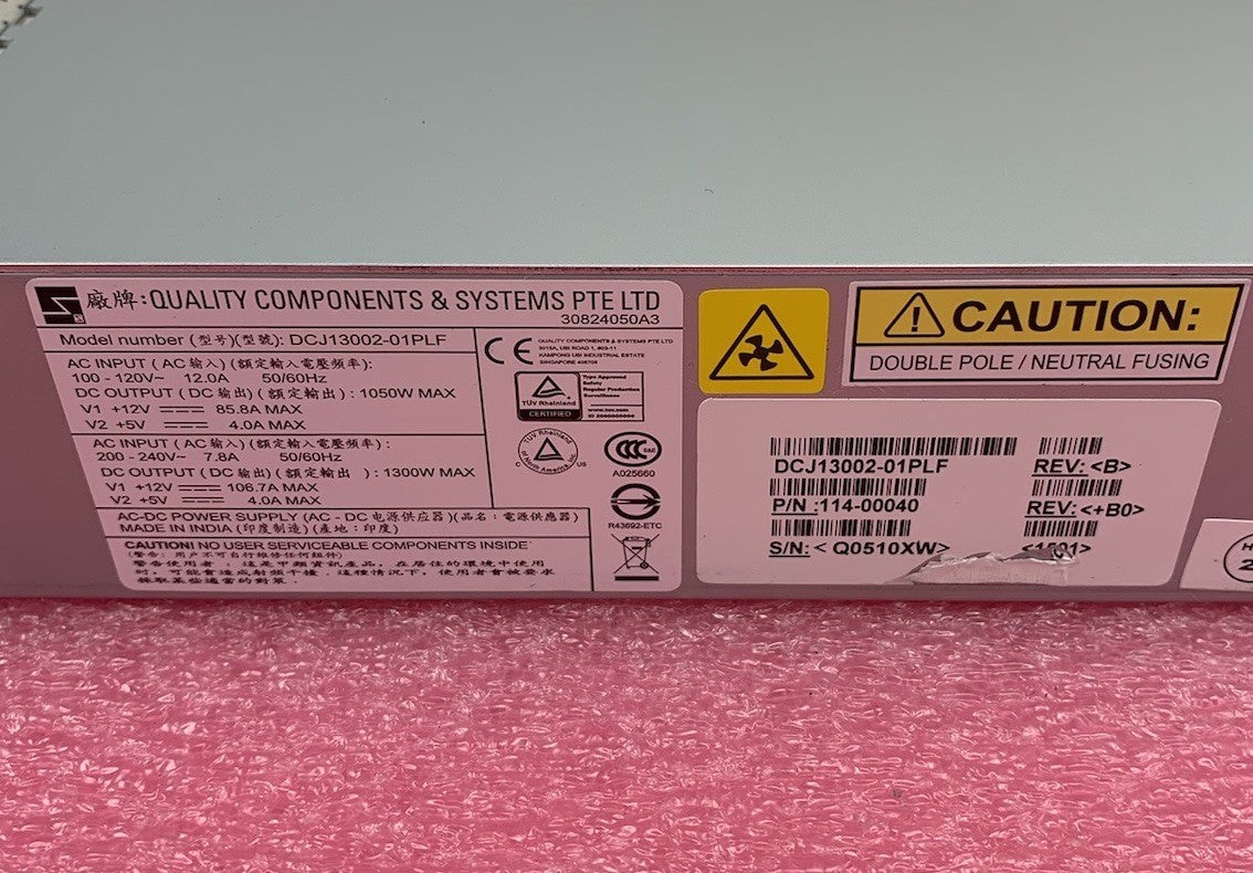 Quality Components DCJ13002-01PLF 1300W Power Supply