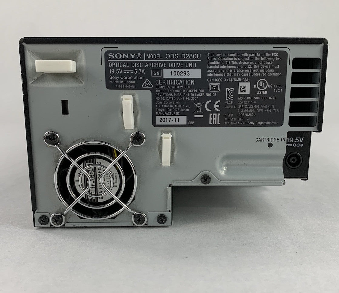 Sony ODS-D280U Optical Disk Archive Drive Unit - Parts or Repair