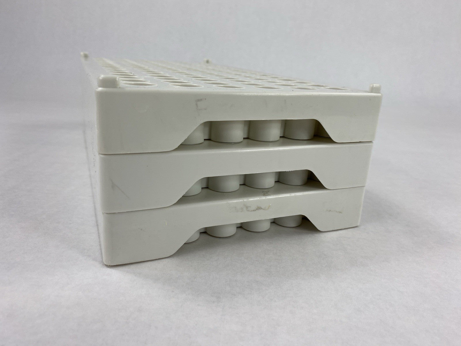 Wheaton 90 Well Test Tube Vial Rack Holder REF 868810 Lot Of 3