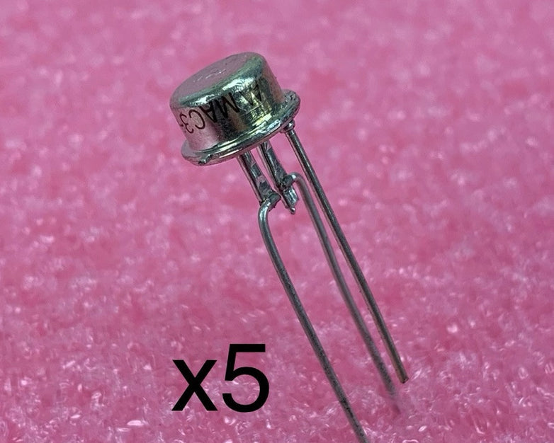 Motorola MAC3-4 Transistor (Lot of 5)