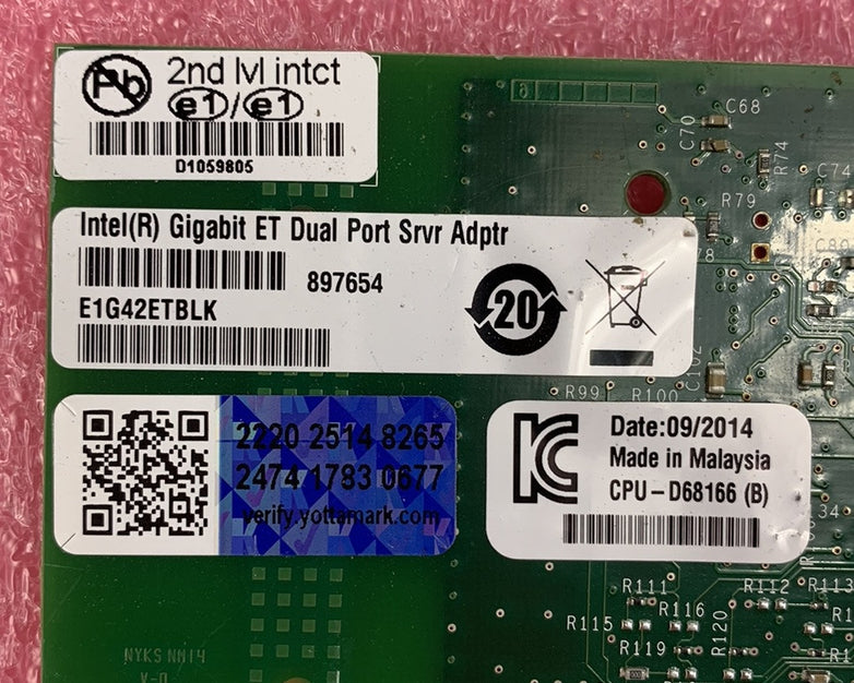 Dell G174P Intel Pro 1000 Network Interface Card