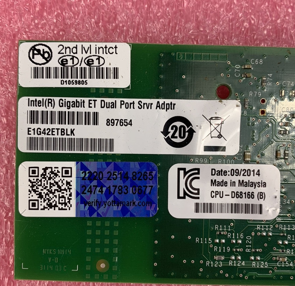 Dell G174P Intel Pro 1000 Network Interface Card