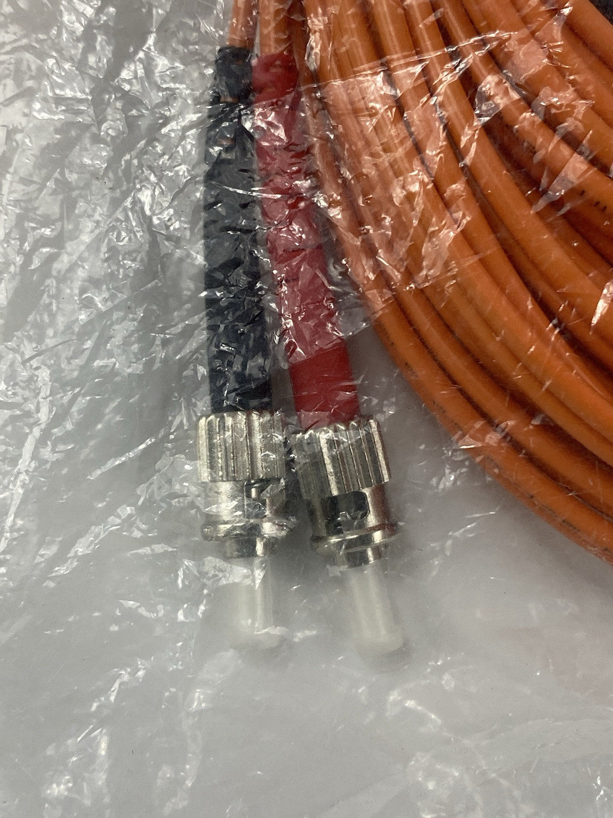 Belkin A2F20207-30 Fiber Optic Jumper Cable 30ft ST to SC Duplex Zipcord Orange