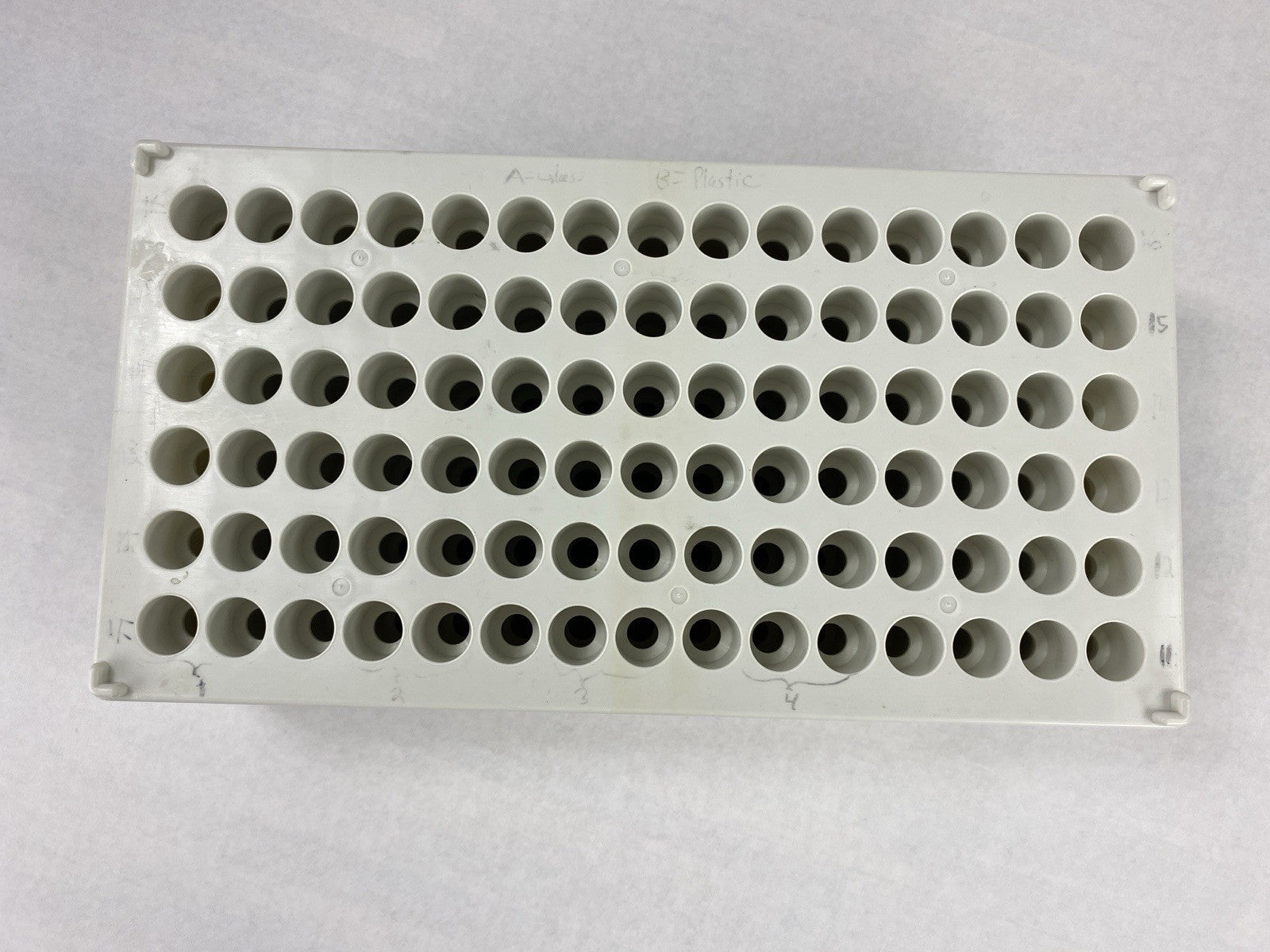 Wheaton 90 Well Test Tube Vial Rack Holder REF 868810 Lot Of 3