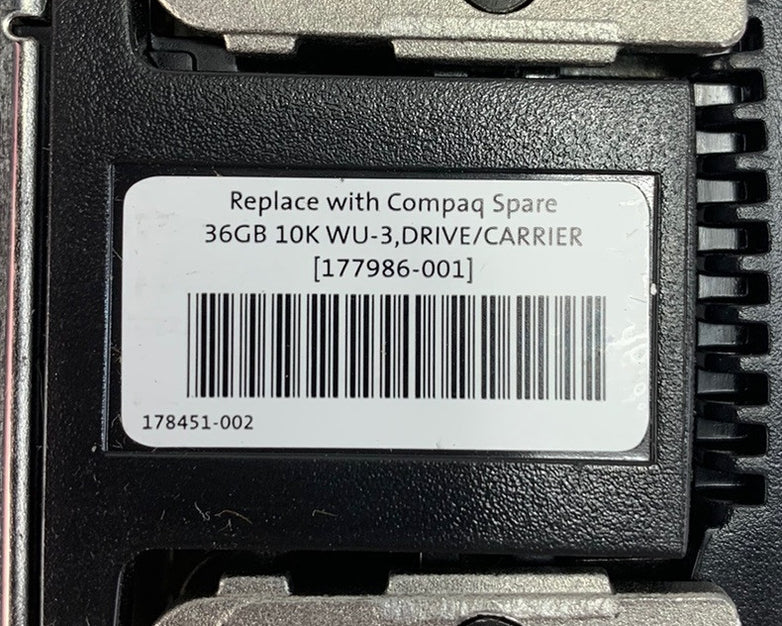 Compaq Ultra3 SCSI Hard Drive Caddy (Lot of 3)