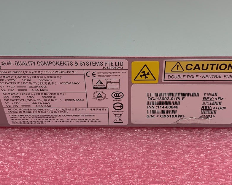 Quality Components DCJ13002-01PLF 1300W Power Supply
