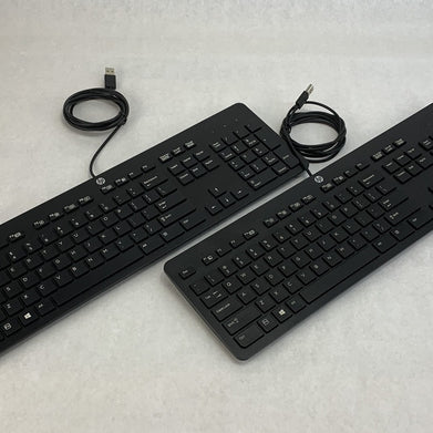 HP KU-1469 803181-001 USB Wired Keyboard (Lot of 2)