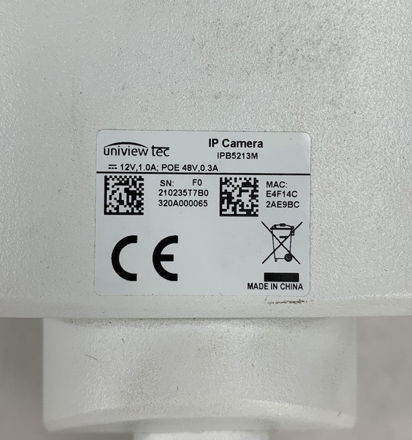 Uniview Tec IPB5213M IP Camera