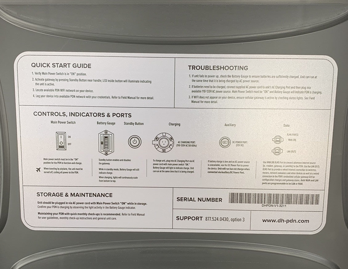 DH Wireless Solutions PDN DHPDN-V1-3211 - No Router or Batteries
