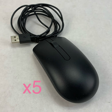 Dell MS116c USB Wired Mouse (Lot of 5)
