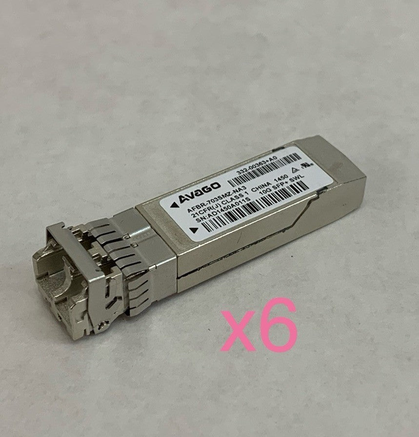 NetApp Avago AFBR-703SMZ-NA3 Short Range Transceiver (Lot of 6)