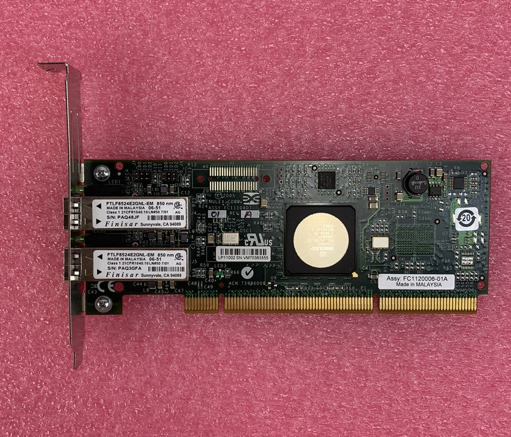 IBM Finisar 10N8620 4Gbps DDR PCI Fiber Channel Card