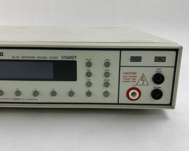 Associated Research Hypot Plus II 5560DT AC/DC Withstand Voltage Tester - P & R