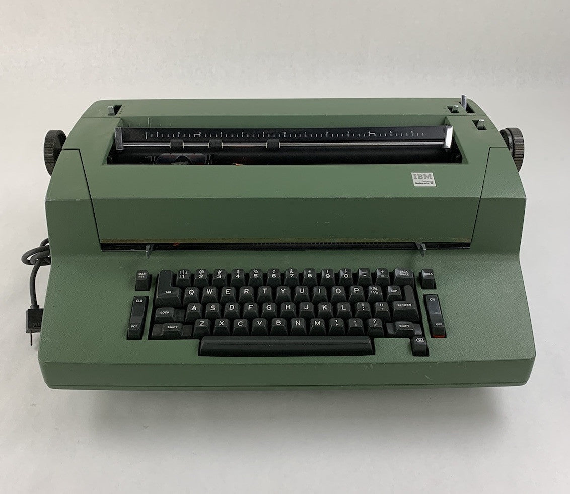 Vintage IBM Correcting Selectric 2 Typewriter Green - Parts and Repair
