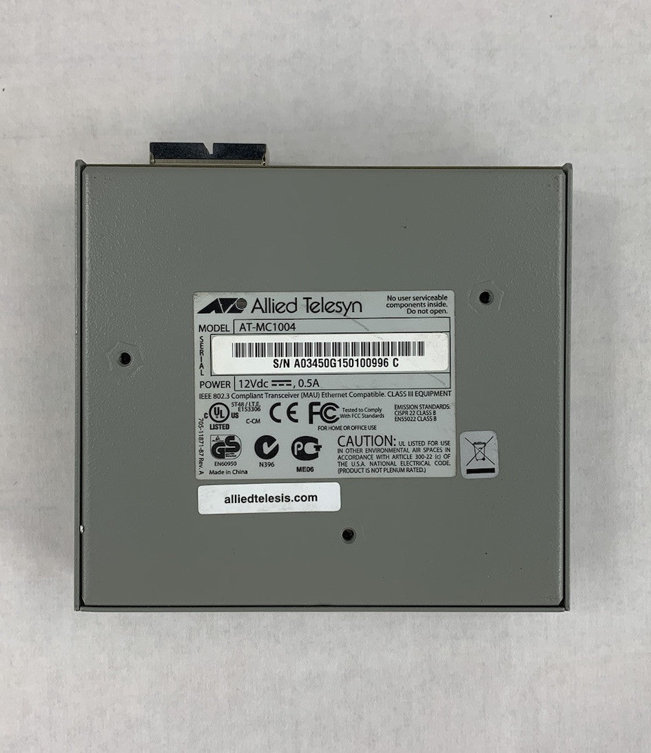 Allied Telesis AT-MC1004 Gigabit Ethernet Media Converter