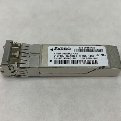 Avago AFBR-703SMZ-NA3 Transceiver Module (Lot of 4)