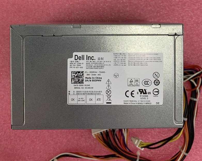 Dell OptiPlex L275AM-00 275W Power Supply (Lot of 2)