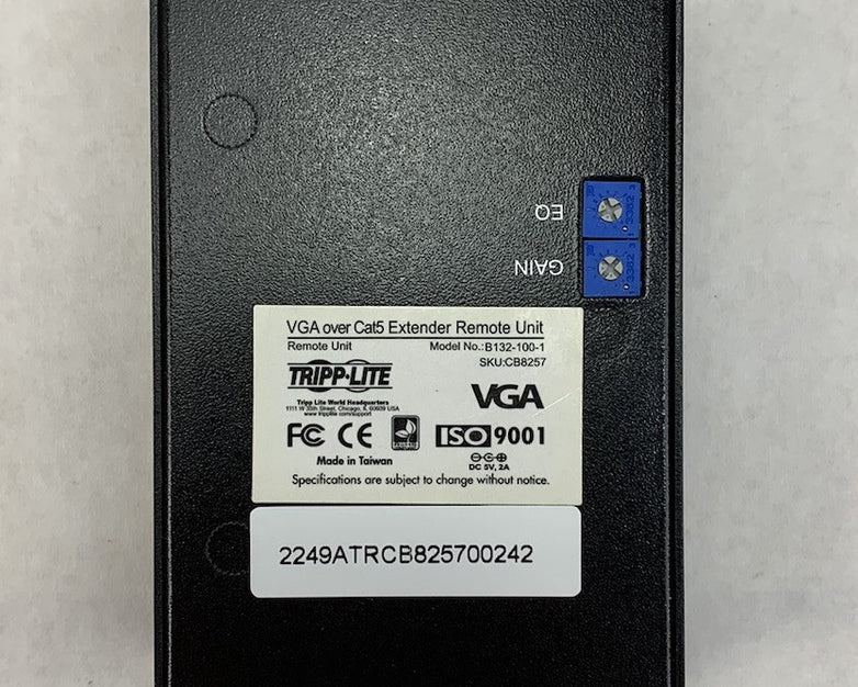 Tripp Lite B132-100-1 VGA Over Cat5 Extender