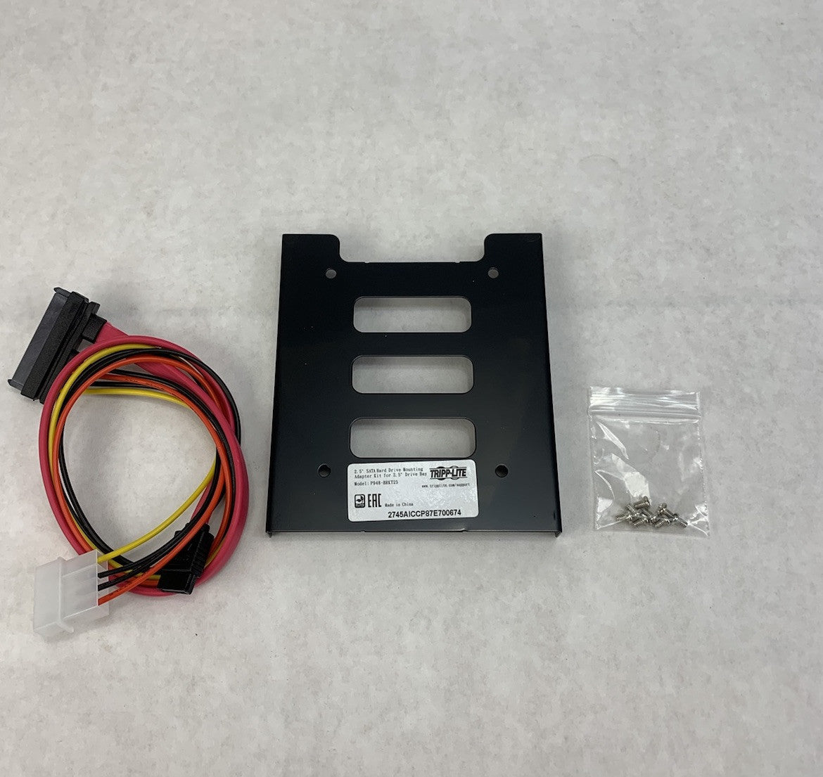 Tripp Lite 2.5" SATA Hard Drive Mounting Kit for 3.5" Drive Bay (Lot of 4)
