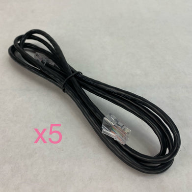 CAT5E RJ-45 Patch Cable 6ft (Lot of 5)