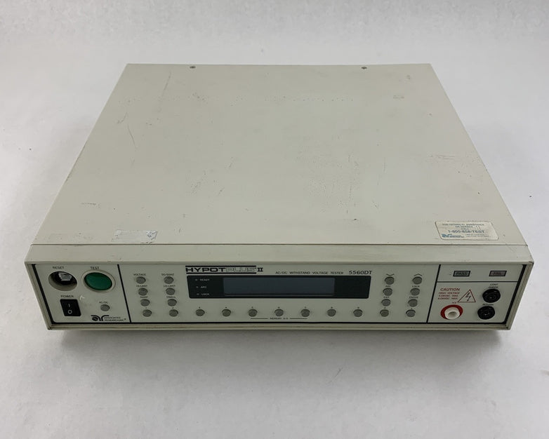 Associated Research Hypot Plus II 5560DT AC/DC Withstand Voltage Tester - P & R