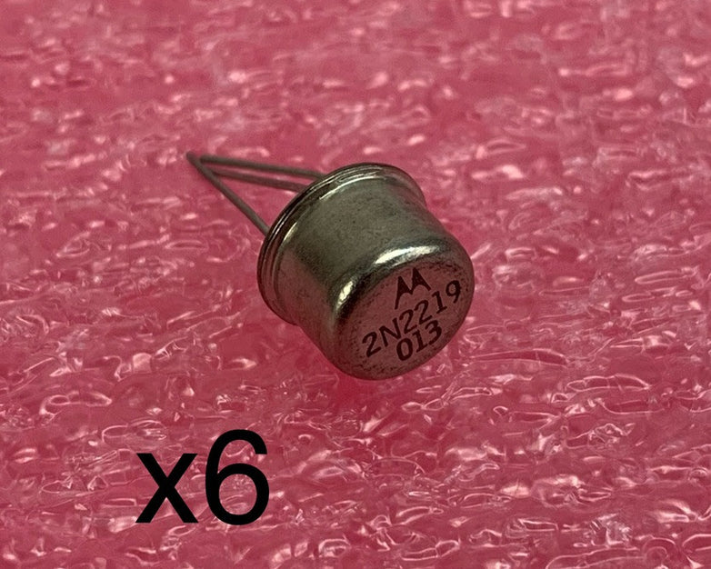 Motorola 2N2219 Transistor (Lot of 6)
