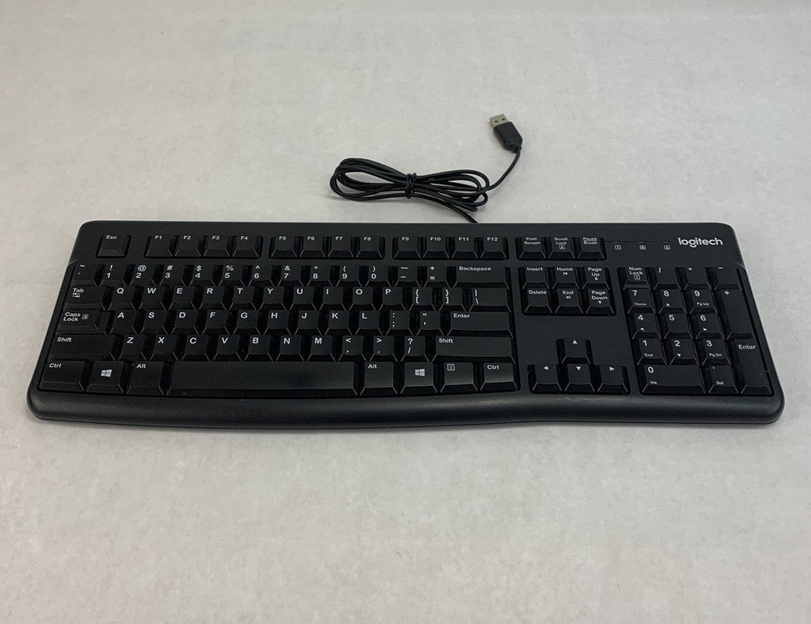 Logitech K120 YU0036 USB Wired Keyboard (Lot of 5)