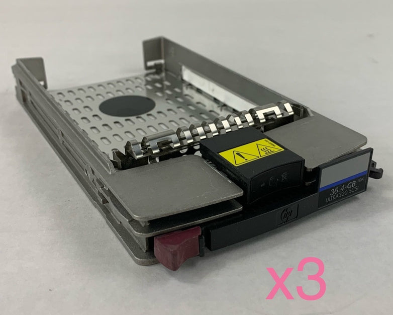 Hp Ultra320 SCSI Hard Drive Caddy (Lot of 3)