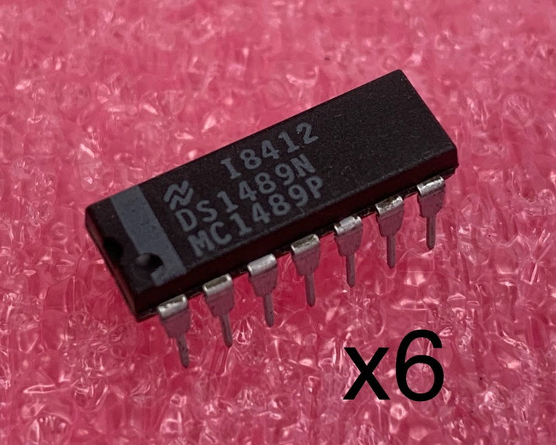 National DS1489N Quad Line Receiver (Lot of 6)