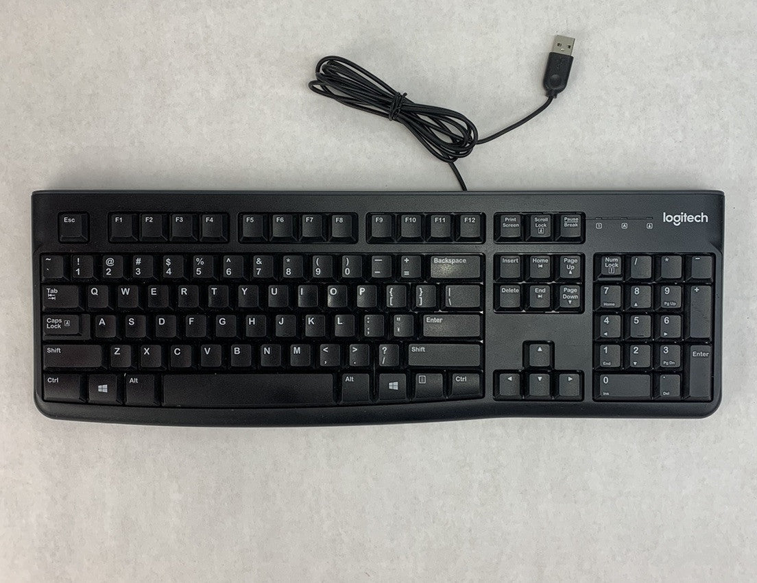 Logitech K120 YU0036 USB Wired Keyboard (Lot of 5)