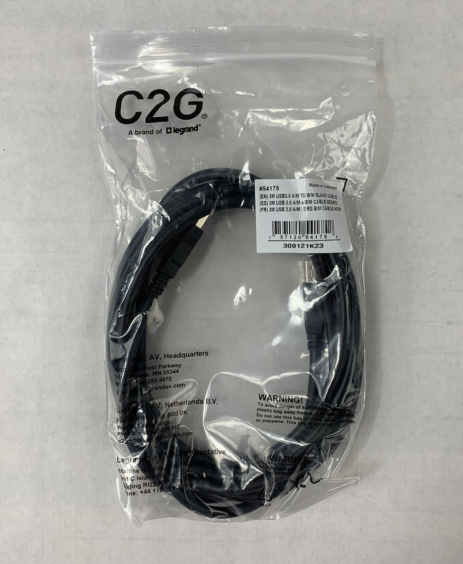 C2G 54174 3M USB3.0 Cable (Lot of 5)