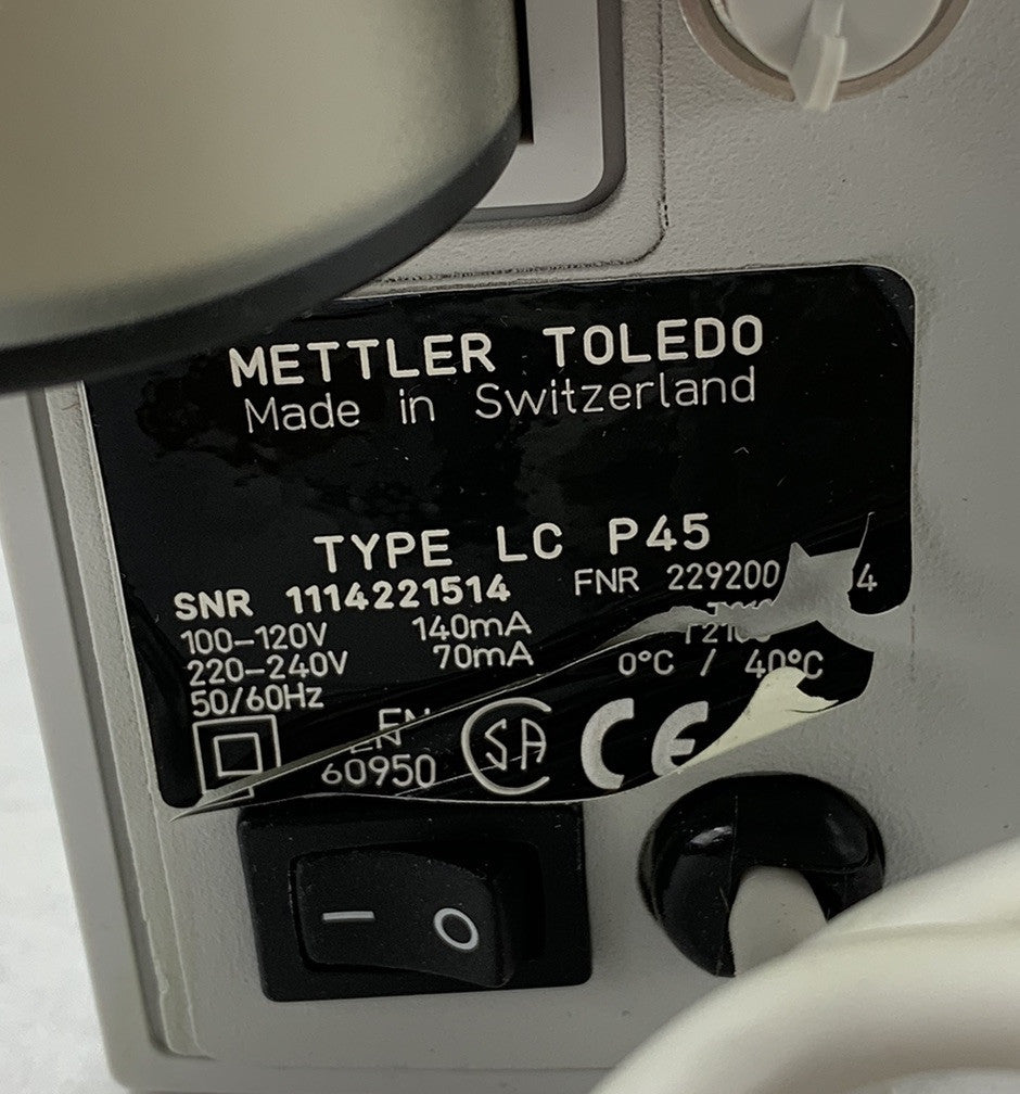 Mettler Toledo LC-P45 Thermal Printer - Parts and Repair