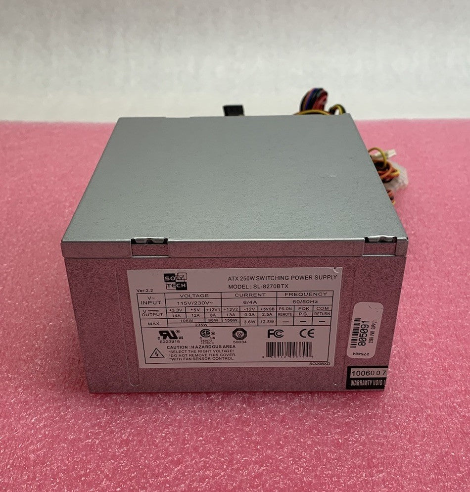 Solytech SL-8270BTX 250W ATX Switching Power Supply