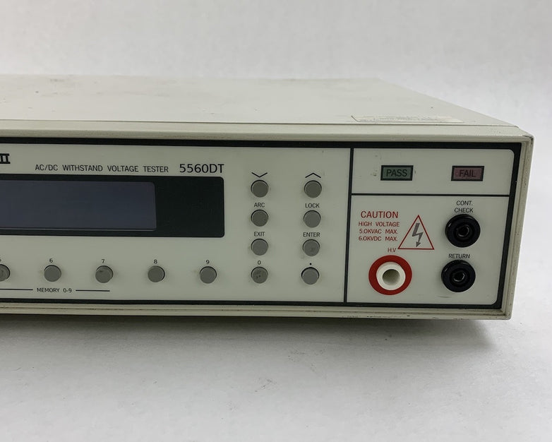 Associated Research Hypot Plus II 5560DT AC/DC Withstand Voltage Tester - P & R