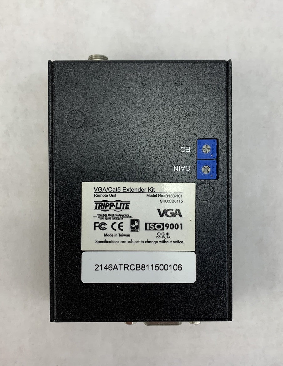 Tripp Lite B130-101A-2 VGA Over Cat5 Extender