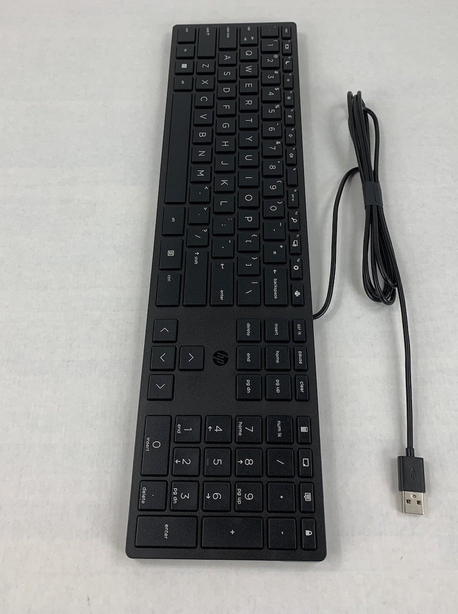 HP L96909-001 Wired Desktop 320K Keyboard (Lot of 2)