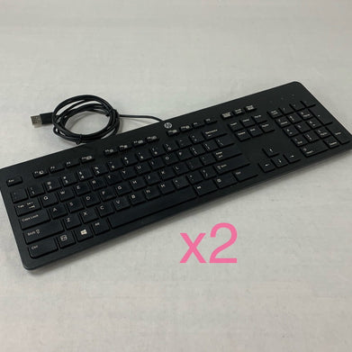 HP KU-1469 USB Wired Keyboard (Lot of 2)