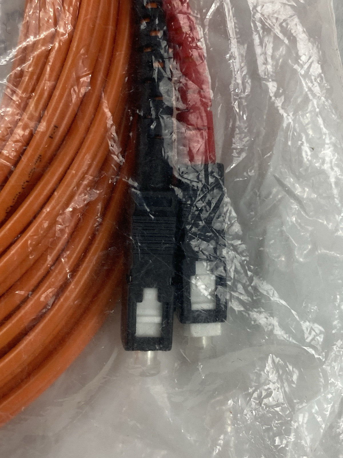 Belkin A2F20207-30 Fiber Optic Jumper Cable 30ft ST to SC Duplex Zipcord Orange