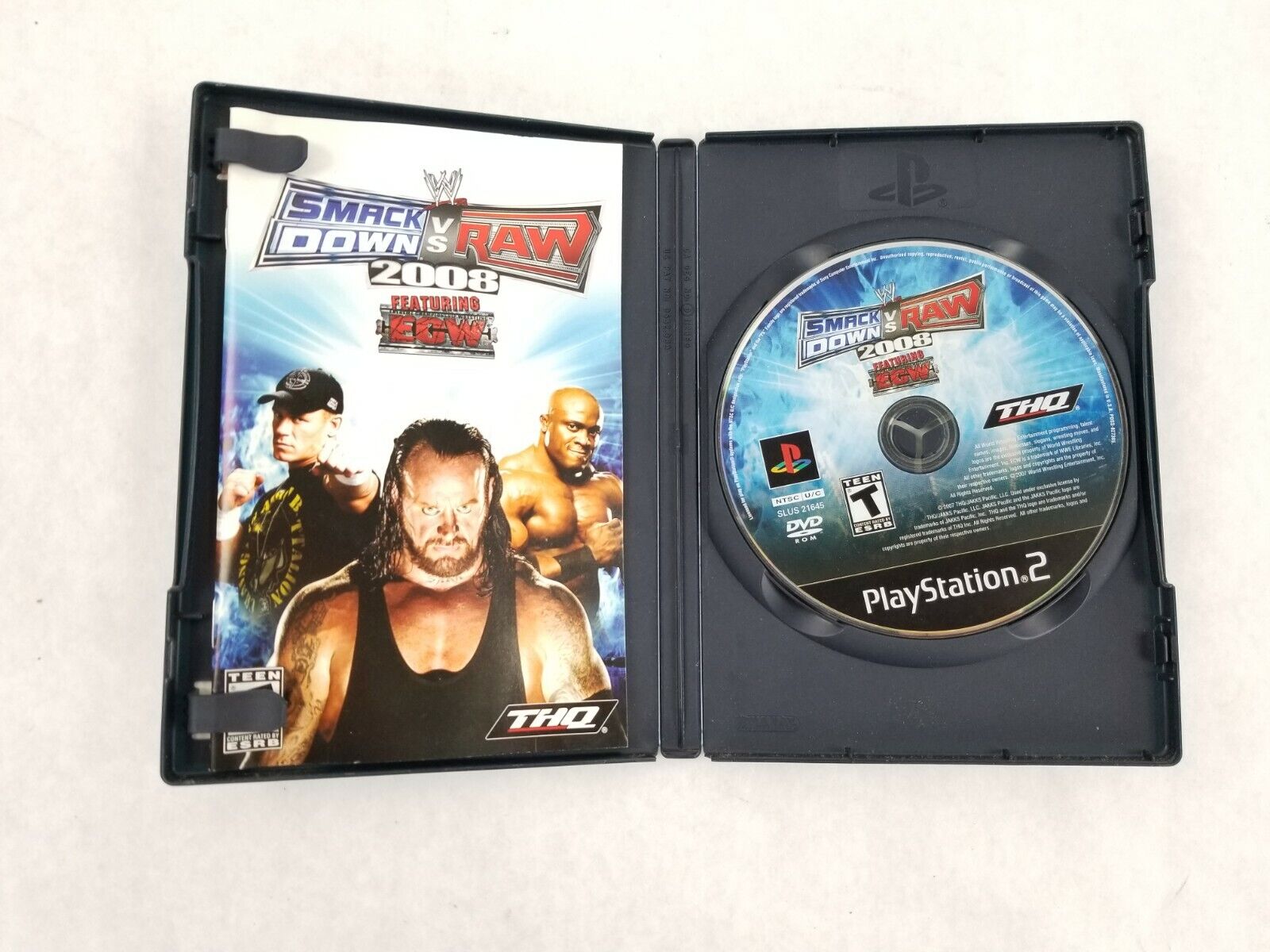 WWE Smackdown VS Raw 2008 With Manual.