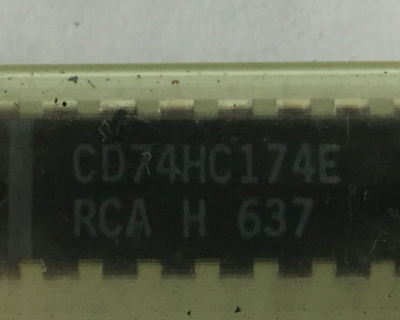 RCA CD74HC174E 16 Pin, NEW (Lot of 4)
