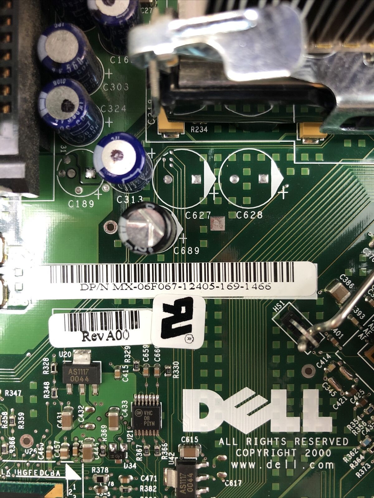Dell 6F067-12405-169-1466 w/ Intel Pentium 4 1.30GHz w/ 128MB DDR1 w/ I/O Cover