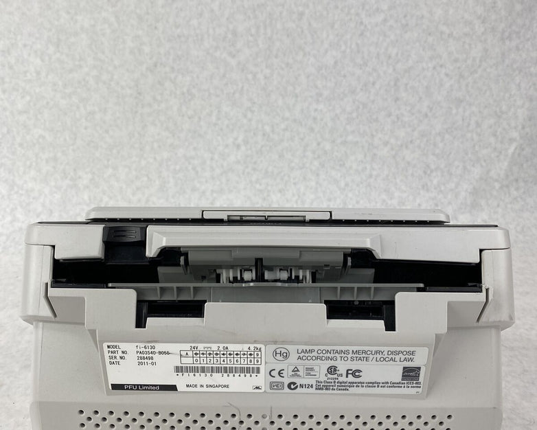 Fujitsu PA03540–B055 fi-6130 Color Document/Image Scanner NO POWER SUPPLY