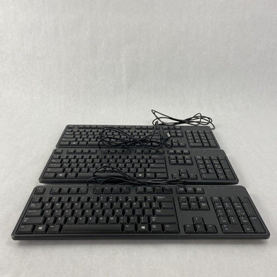 Lot of 3 Dell Keyboards KB212-B DP/N 04G481