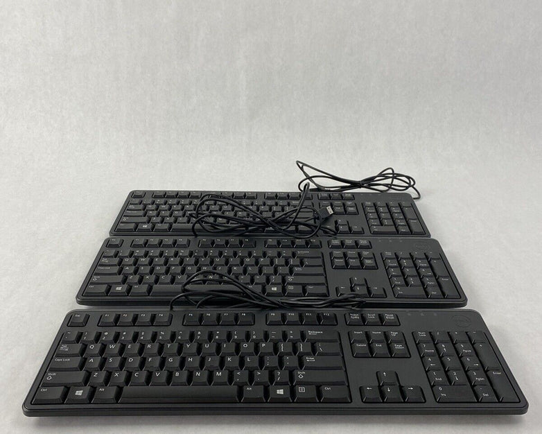 Lot of 3 Dell Keyboards KB212-B DP/N 04G481